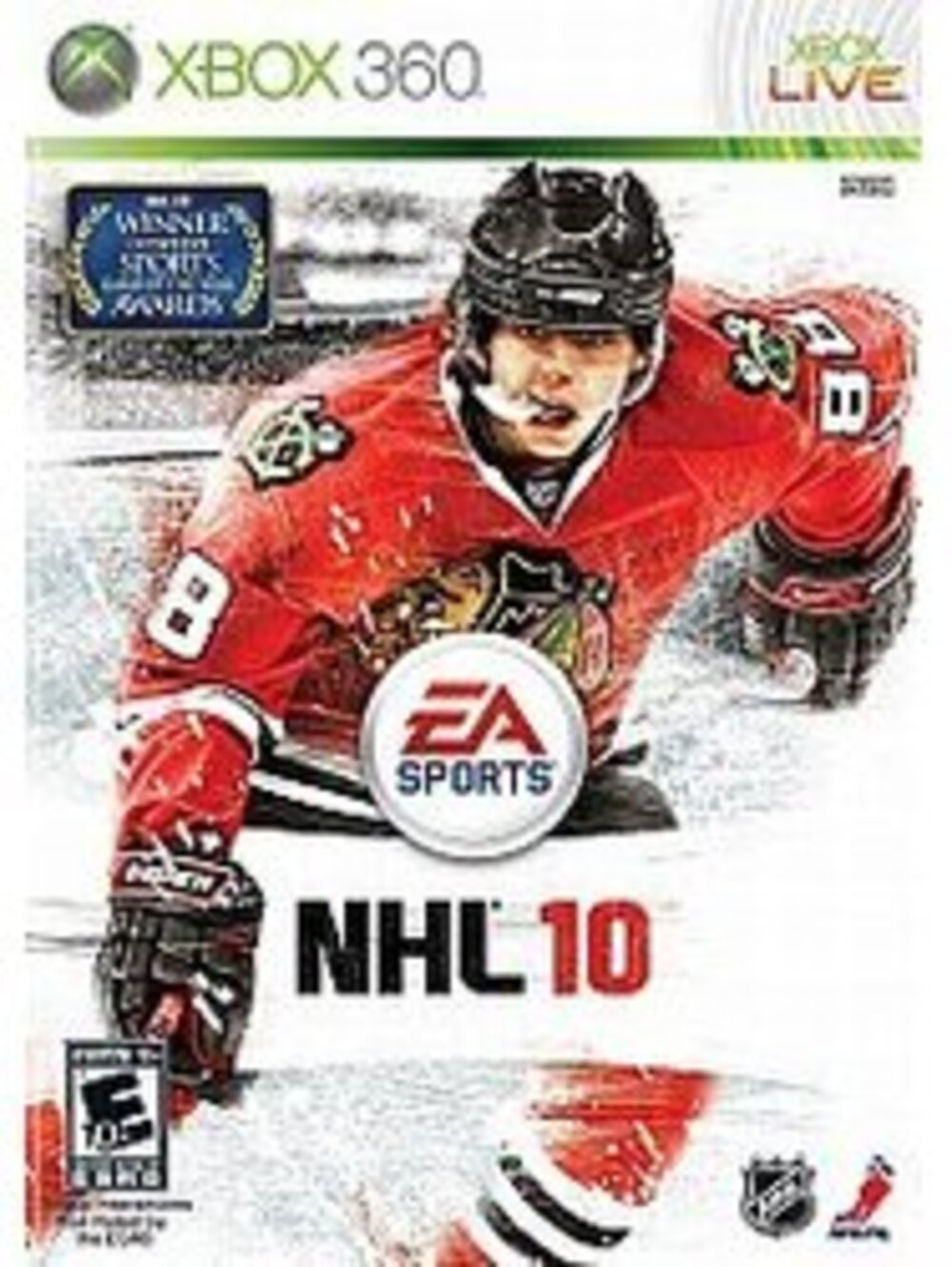 NHL 10 (Microsoft Xbox 360, 2009) CIB. TESTED. NEW CASE. RESEALED.